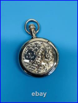 Burlington Special 16s 19J Pocket Watch in a Display Back Swing Out Case