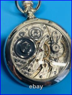 Burlington Special 16s 19J Pocket Watch in a Display Back Swing Out Case