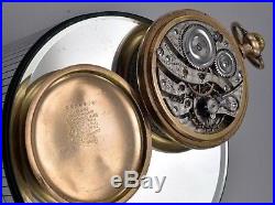 Burlington Special Gold Filled Back Case Vintage Pocket Watch Nice Shape