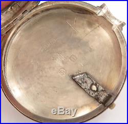 C1852 English Sterling Silver Pair Cased Fusee. Maker J Pemberton, Liverpool