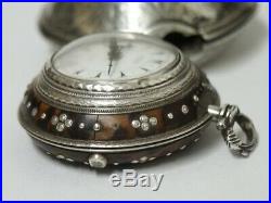 C1861 Edward Prior London. Turkish Otterman Quad Case Verge Fusee Pocket Watch
