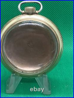 C89 Illinois Watch Case Co 18sz 10kt Rolled Gold Plate Pocket Watchmaker Vintage