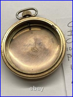C89 Illinois Watch Case Co 18sz 10kt Rolled Gold Plate Pocket Watchmaker Vintage