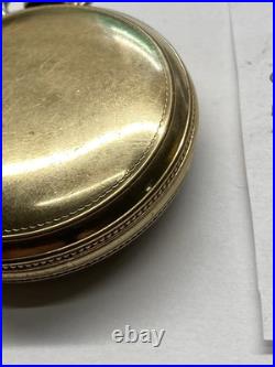 C89 Illinois Watch Case Co 18sz 10kt Rolled Gold Plate Pocket Watchmaker Vintage