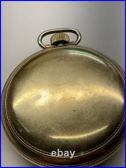 C89 Illinois Watch Case Co 18sz 10kt Rolled Gold Plate Pocket Watchmaker Vintage
