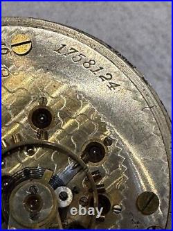 CENTURY USA POCKET WATCH CASE TRAIN Inlay Doesn't Run