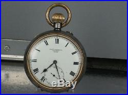 Chas Frodsham London Pocket Watch Marked To The Queen Cased And Running