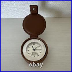 COACH Pocket Watch 2000s with Leather Case Pocket Watch Pocket Watch Pocket Watch
