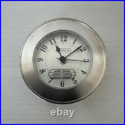 COACH Pocket Watch 2000s with Leather Case Pocket Watch Pocket Watch Pocket Watch