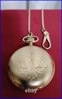 COLIBRI 17 JEWELS Swiss Full Hunter Pocket Watch, Case, Box And Chain Excl Cond