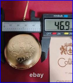 COLIBRI 17 JEWELS Swiss Full Hunter Pocket Watch, Case, Box And Chain Excl Cond