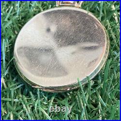 CONCORD WATCH SWISS 14K Gold Filled Pocket Watch 17 Jewels Keystone Case Works