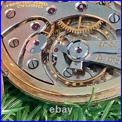 CONCORD WATCH SWISS 14K Gold Filled Pocket Watch 17 Jewels Keystone Case Works