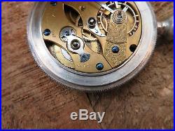 C. 1868-60 E. HOWARD BOSTON SERIES I Pocket Watch in Original Silver Case 18 Sz