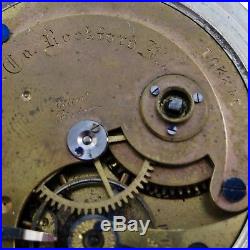C. 1881 ROCKFORD Antique POCKET WATCH 15j 18s #143291 Mod 5 BUCKEYE CASE Key Wind