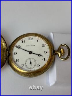 Caravelle Victorian Revival Pocket Watch, Rare Vintage Collectible Gifts