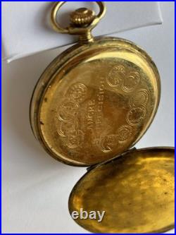 Caravelle Victorian Revival Pocket Watch, Rare Vintage Collectible Gifts
