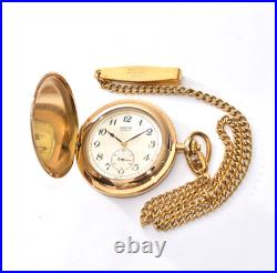 Case SEIKO Pocket Watch 7N07-001A Gift by the Prime Minister Quartz New Battery