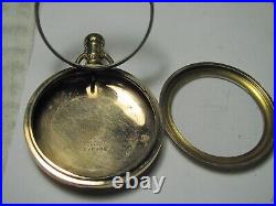Cashier 18 sz/GOLD FILLED EXTRA pocket watch case/ Reusable/as shown/minor wear
