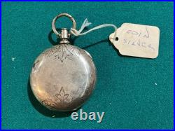 Charles Gratz Horseshoe Coin Silver Pocket Watch Case