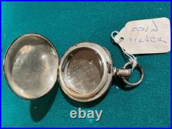 Charles Gratz Horseshoe Coin Silver Pocket Watch Case