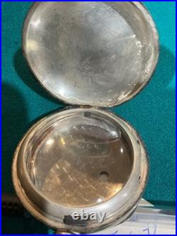 Charles Gratz Horseshoe Coin Silver Pocket Watch Case