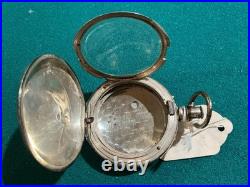 Charles Gratz Horseshoe Coin Silver Pocket Watch Case
