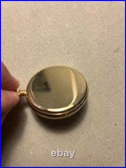Charles Hubert Gold-Finish White Dial Pocket Watch XWA4353