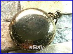 Circa 1889 Waltham 18 Sz. Gold Filled Hunter Case Lever Set Pocket Watch 141.8 g
