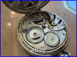 Circa 1928 Longines Pocket Watch Case Art Deco 2507318 Movement