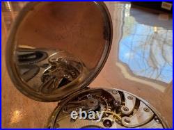 Circa 1928 Longines Pocket Watch Case Art Deco 2507318 Movement