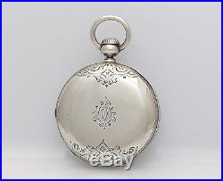 Civil War Era American Waltham Silver Case P. S. Bartlett # 234022 Pocket Watch