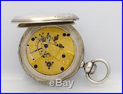 Civil War Era American Waltham Silver Case P. S. Bartlett # 234022 Pocket Watch