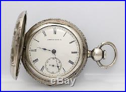 Civil War Era American Waltham Silver Case P. S. Bartlett # 24978 Pocket Watch