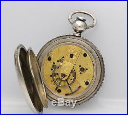 Civil War Era American Waltham Silver Case P. S. Bartlett # 24978 Pocket Watch