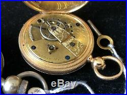 Civil War Waltham pocket watch Gold Case SN 148,602