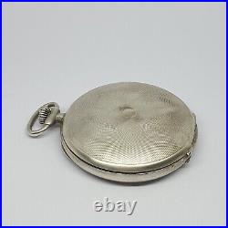 Classic LONGINES Half Hunter Pocket Watch With Silver Case. 1013 -WORKING