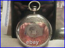 Coin Silver Or. 800 Silver Pocket Watch Case Only