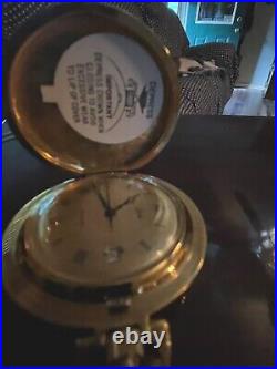 Colibri Gold Plated Pocket Watch- With It's Own Beautiful Wood Box
