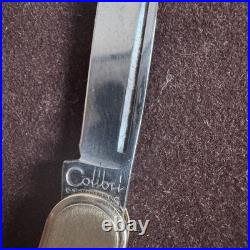 Colibri Wind Up Swiss full hunter Case Deer Pocket watch w Solingen Knife NOS