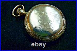 Columbia Essex PocketWatch Case 16 Size Gold Filled VERY NICE