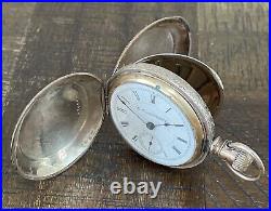 Columbus Watch Co Columbus Jeweled Pocket Watch Hunter Case Fahys Montauk No 1