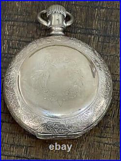 Columbus Watch Co Columbus Jeweled Pocket Watch Hunter Case Fahys Montauk No 1
