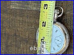 Columbus Watch Co Columbus Jeweled Pocket Watch Hunter Case Fahys Montauk No 1