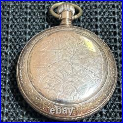 Columbus Watch Co Model 3 18 Size 15j Pocket Watch Fortune Gold Filled Case 1886