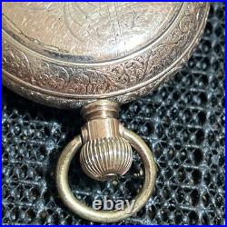 Columbus Watch Co Model 3 18 Size 15j Pocket Watch Fortune Gold Filled Case 1886