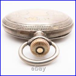 Crescent 16-Size Sterling / Tricolor Gold Full Hunter Antique Pocket Watch Case