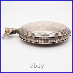 Crescent 16-Size Sterling / Tricolor Gold Full Hunter Antique Pocket Watch Case