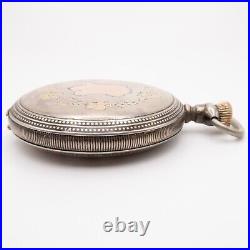 Crescent 16-Size Sterling / Tricolor Gold Full Hunter Antique Pocket Watch Case