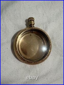 Crescent Watch Case Co. Heavy Ornate 18 Size Gold Filled Pocket Watch Case, 5/50